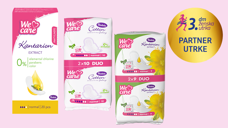 Violeta, We care, cotton normal, higijenski ulošci